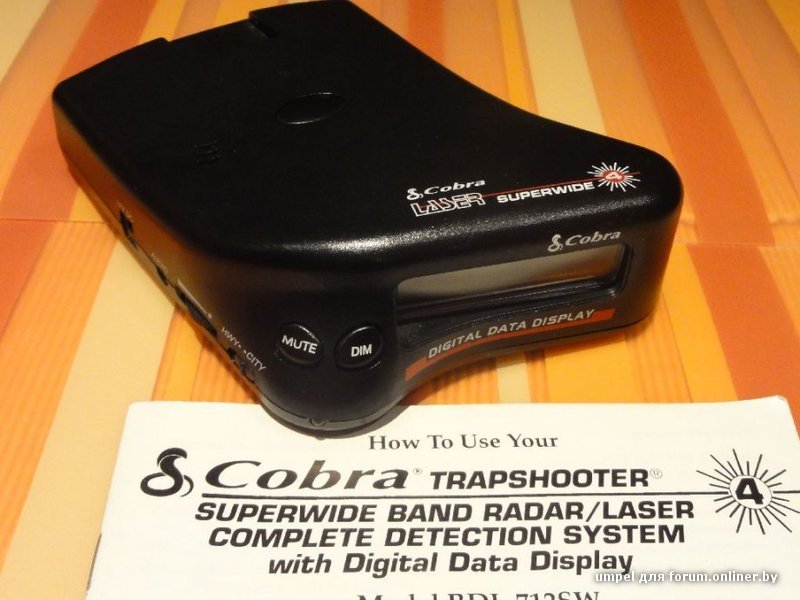 Инструкция к антирадару cobra laser superwide