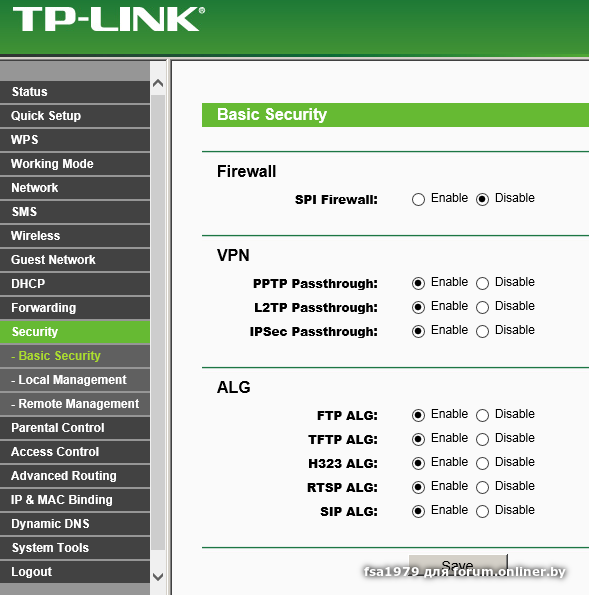 Ftp alg