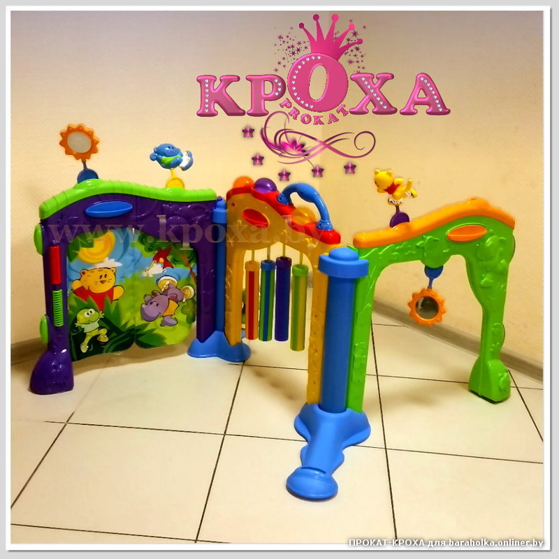 Большая музыкальная стена от Fisher Price Baby Gymtastics Play Wall прокат кроха.jpg