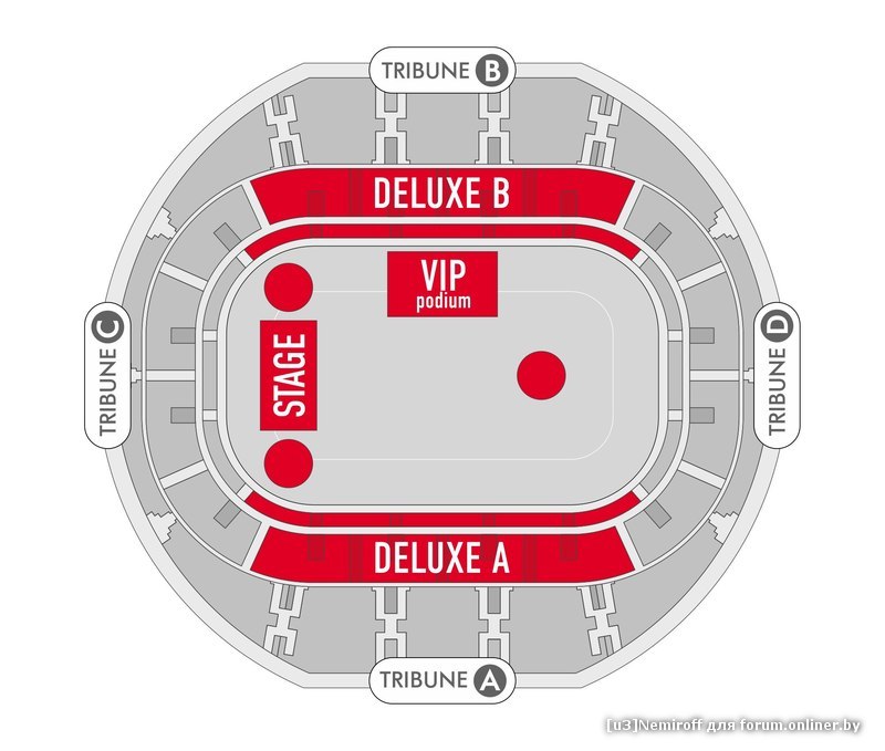 Минск арена схема зала