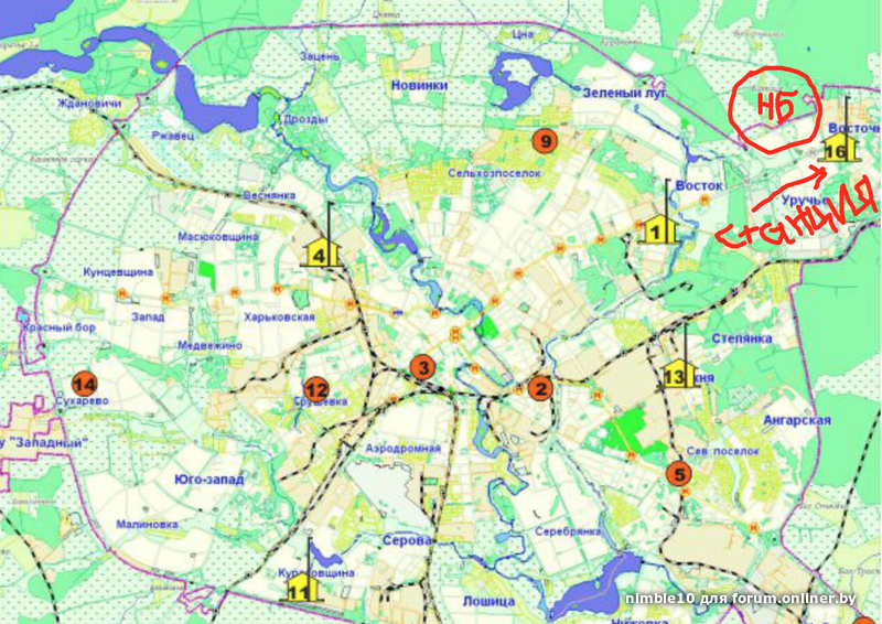 Карта минска новая боровая - 85 фото