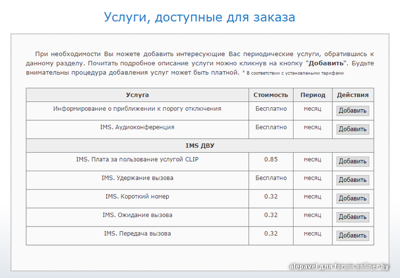 Тарифные планы белтелеком для физических лиц