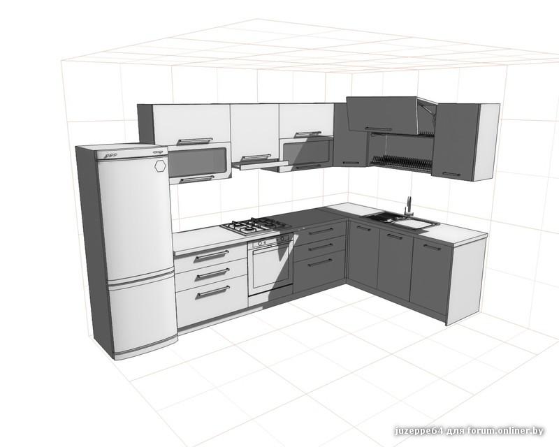 Проект кухни самостоятельно