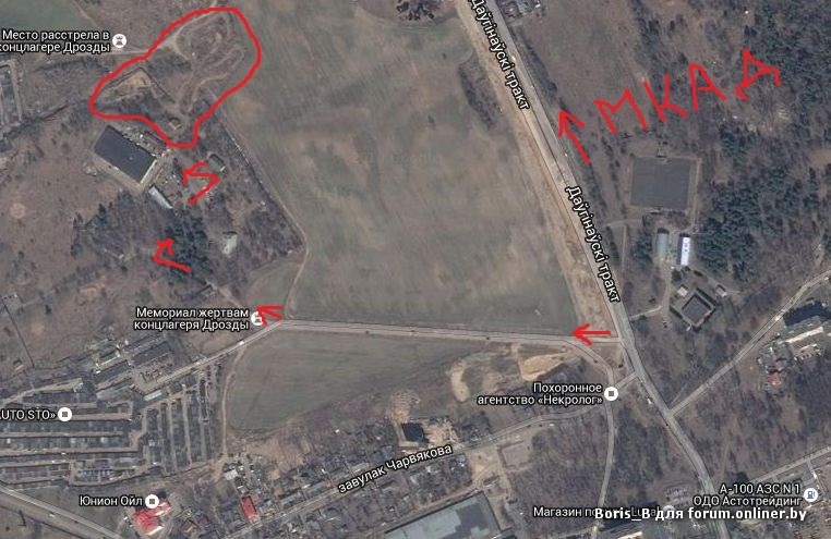 Долгиновский тракт 49 автопривоз карта
