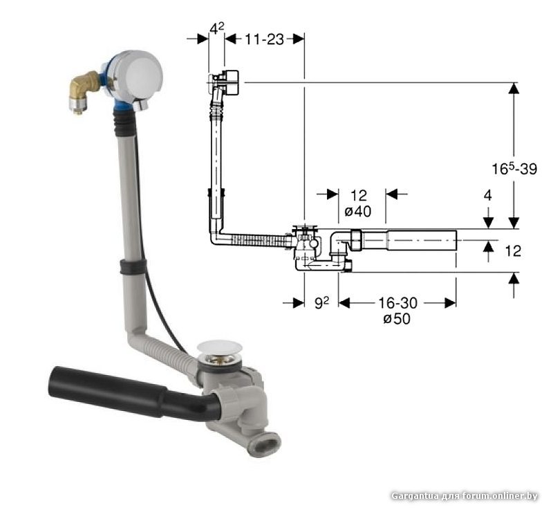 Купить Слив Перелив Геберит Для Ванны
