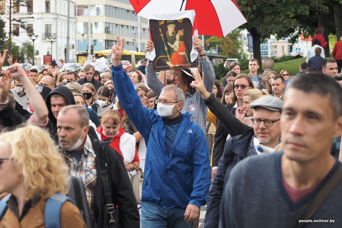 Акция протеста на площади. Акция протеста на площади