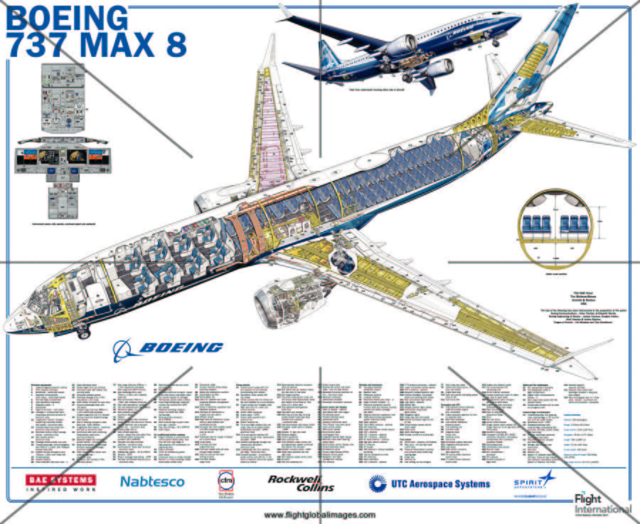 Boeing 737 max 9 схема салона