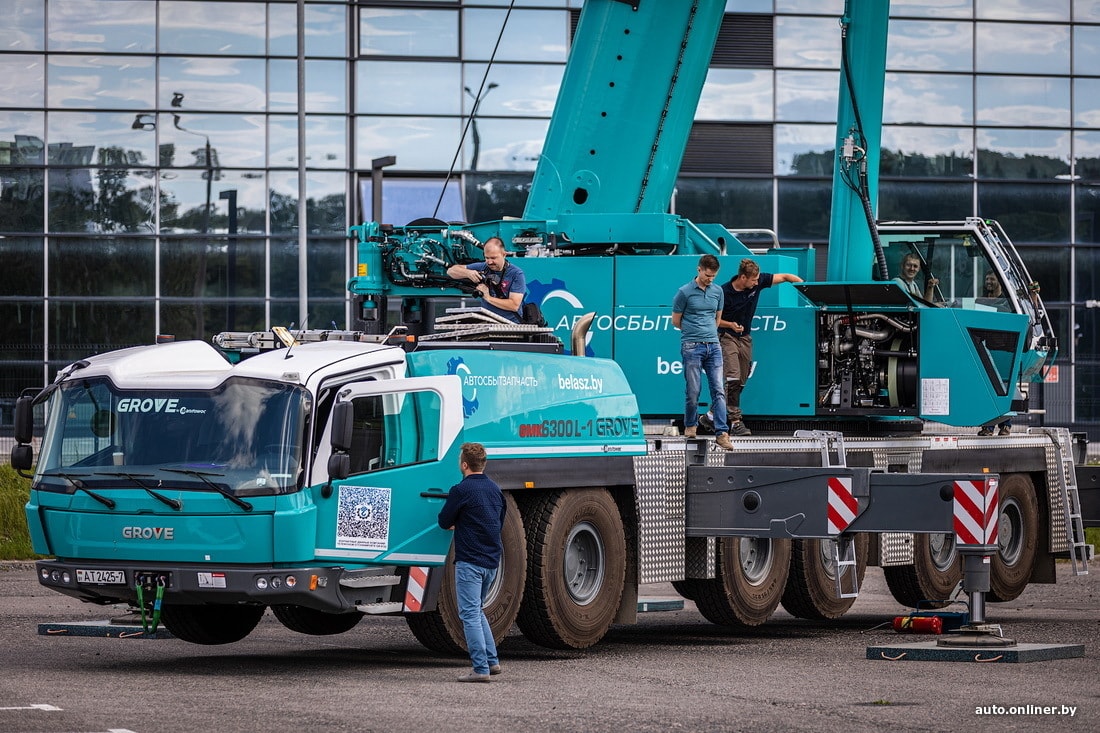 Самый высокотехнологичный автокран в Беларуси