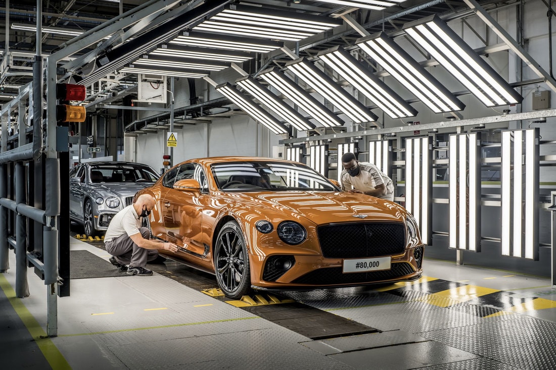 Bentley выпустила 80-тысячный экземпляр Continental GT