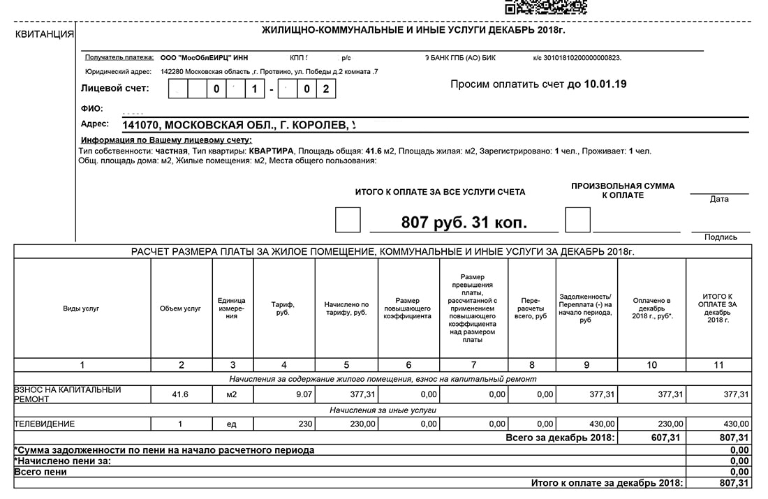 Взять нашу квартиру и «перенести» в Московскую область. Что по «коммуналке»?