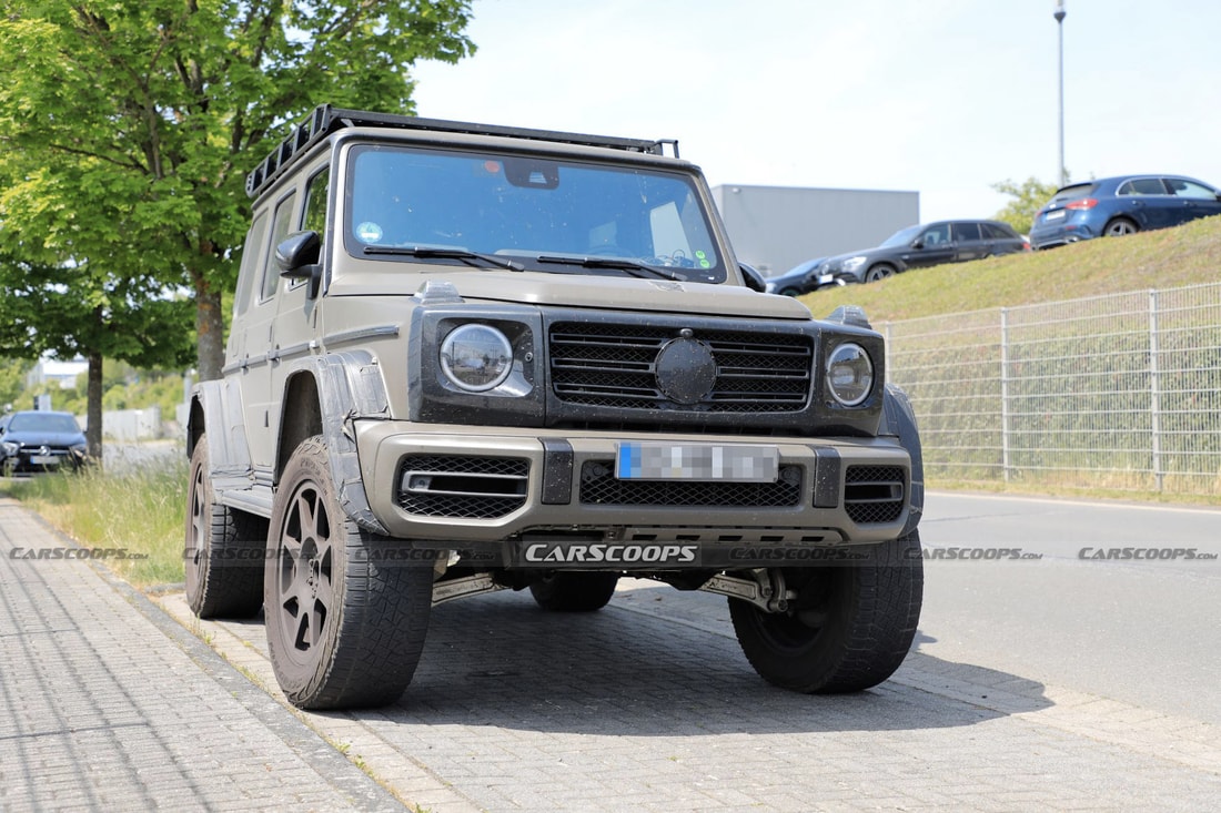 Великан! Новый Mercedes G-Class 4×4² проходит финальные испытания