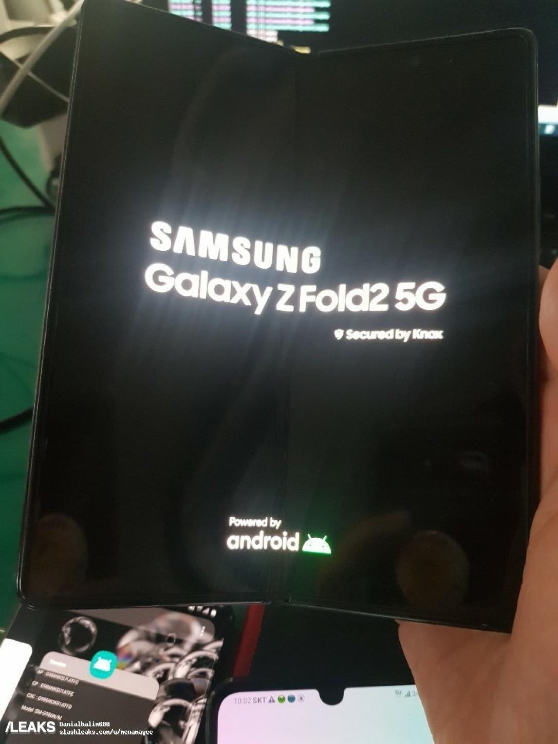 В сети появилось изображение Samsung Galaxy Z Fold 2