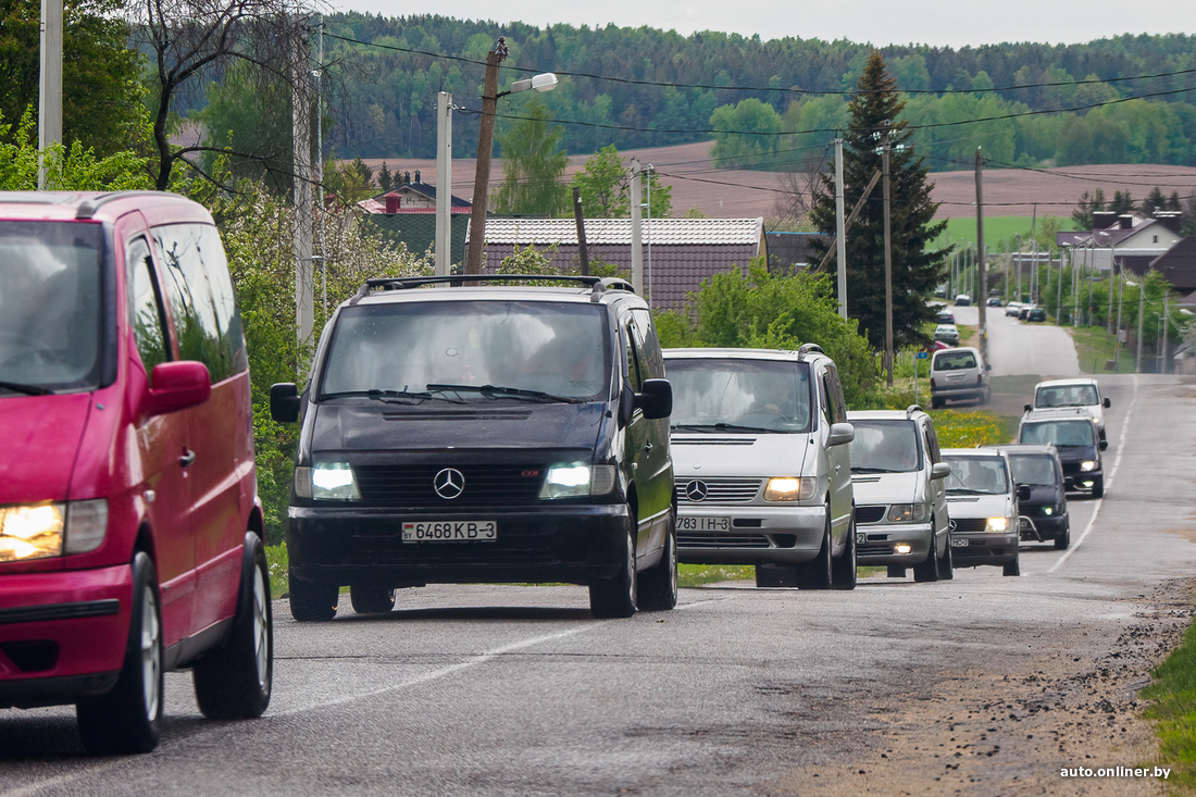 Под Минском прошел первый съезд клуба любителей Mercedes Vito