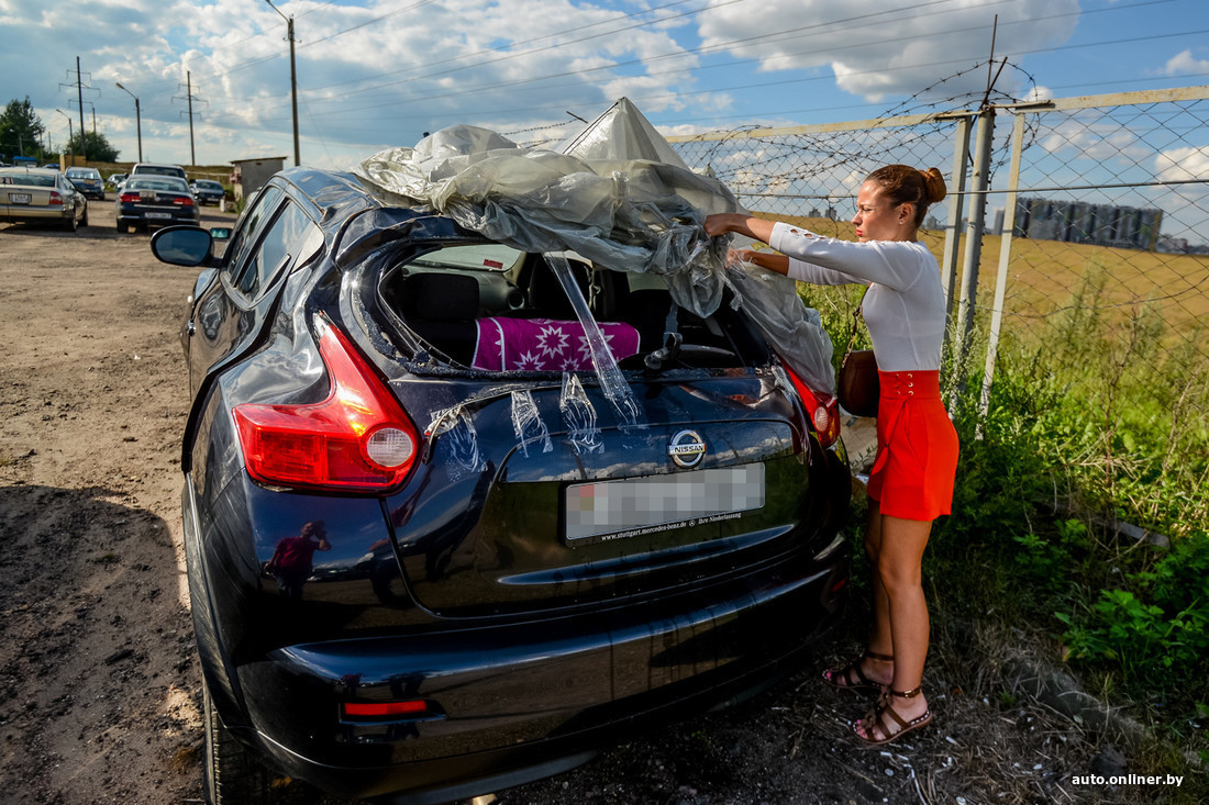 Владелица Nissan Juke, который разбили в ее отсутствие, выиграла суд