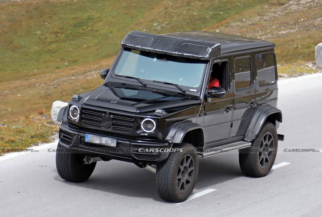 Mercedes снова готовит G-Class с огромным дорожным просветом