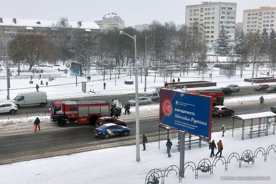 Снег в минске сегодня фото