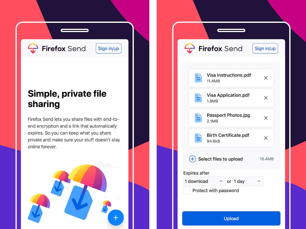 Application pdf. Mozilla send. Send FF. Simple private. Приложение private share Samsung это.