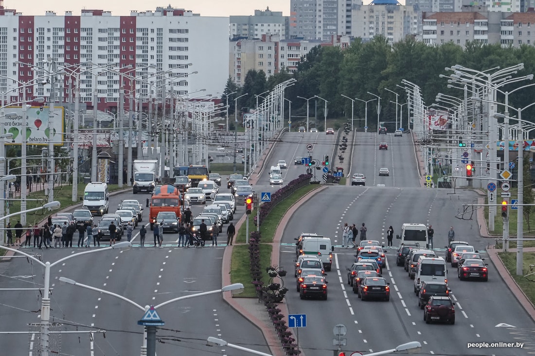 Перекрыли проспект