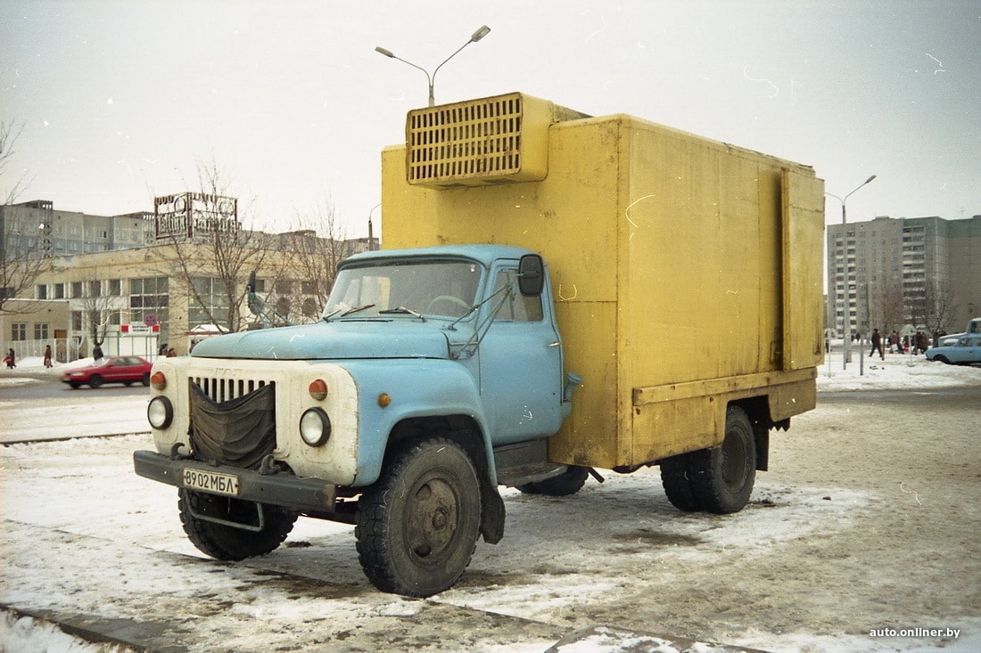 Винтажные «ГАЗоны» на минских улицах 25 лет назад