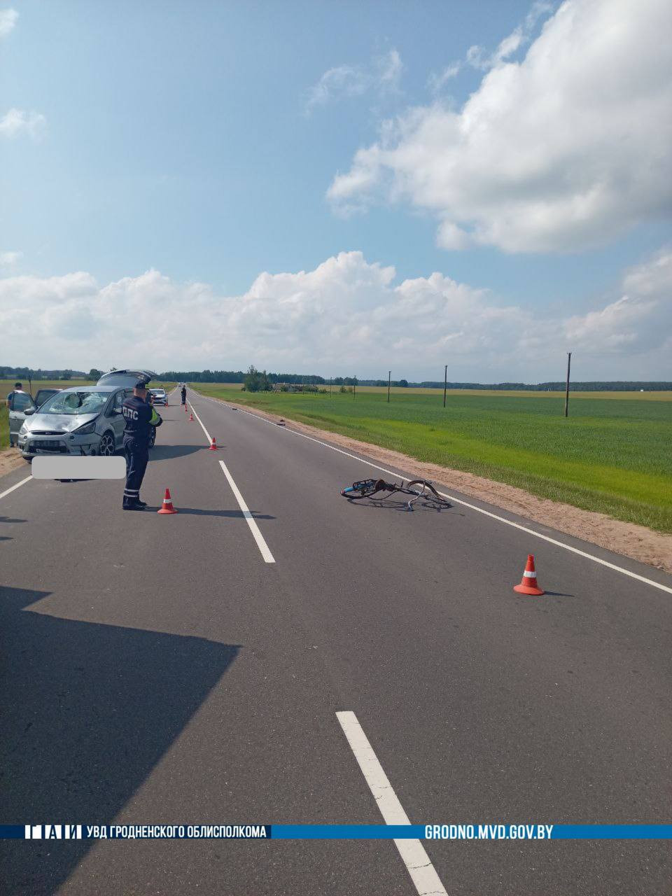 В Лидском районе сбили велосипедиста. Мужчина погиб на месте