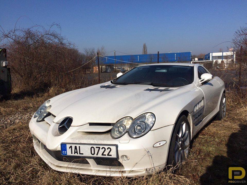 В Чехии уже шесть лет ржавеет конфискованный Mercedes SLR