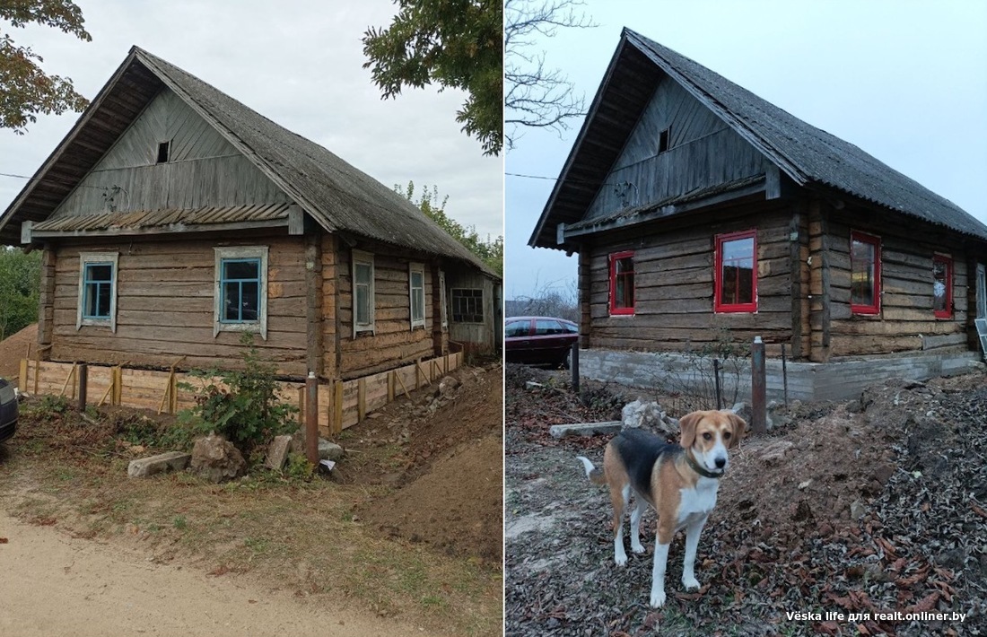 Старые деревянные дома в деревне (144 фото)