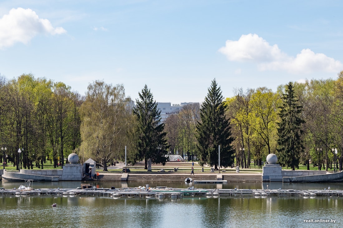 Парк янки купалы в минске фото