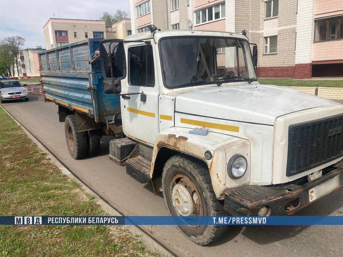 В Гомельской области девочка выбежала на дорогу перед грузовиком. Спасти ее  не удалось