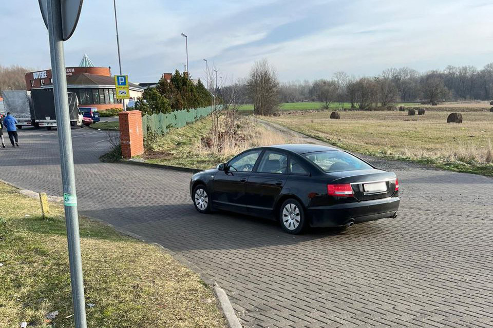 На польской границе водитель