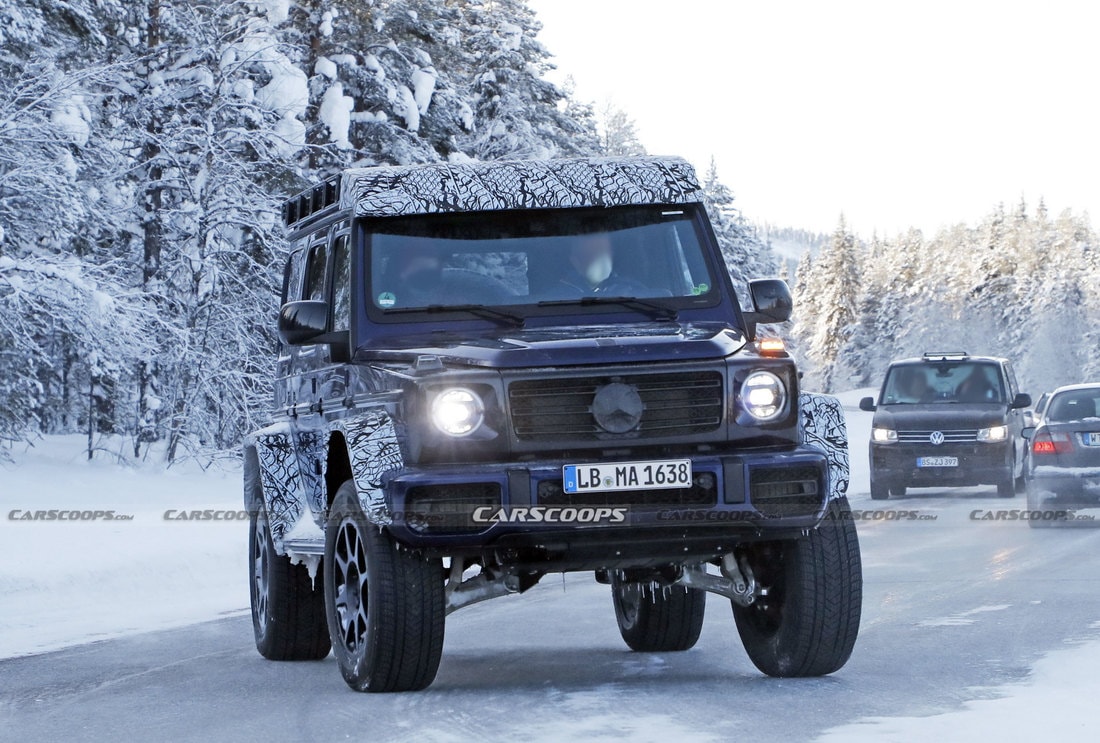 Гелик» для зимы. Немцы тестируют новый Mercedes G-class 4×4²