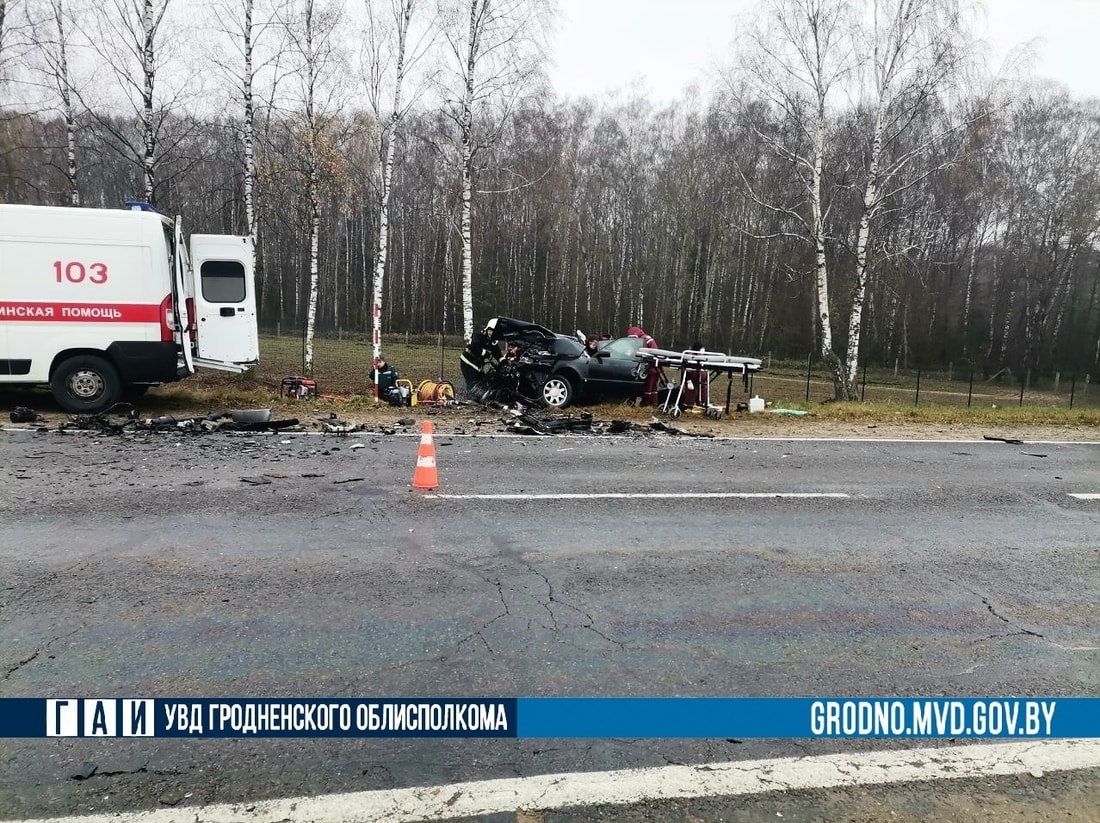 Гособвинение о лобовой аварии под Гродно: водитель мог видеть встречное авто,  но все равно начал обгон