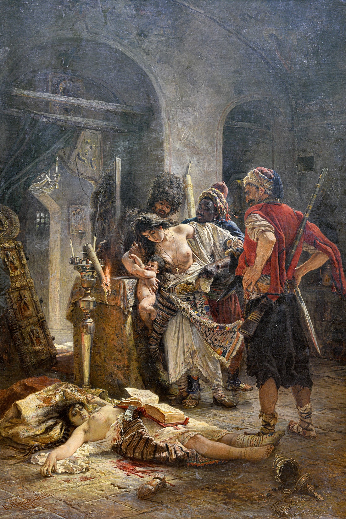 Разбор картины «Болгарские мученицы»