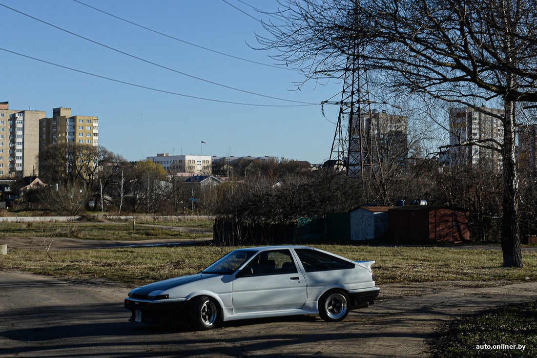 Владелец единственной в РБ Toyota Sprinter Trueno AE86 рассказал о своей  машине