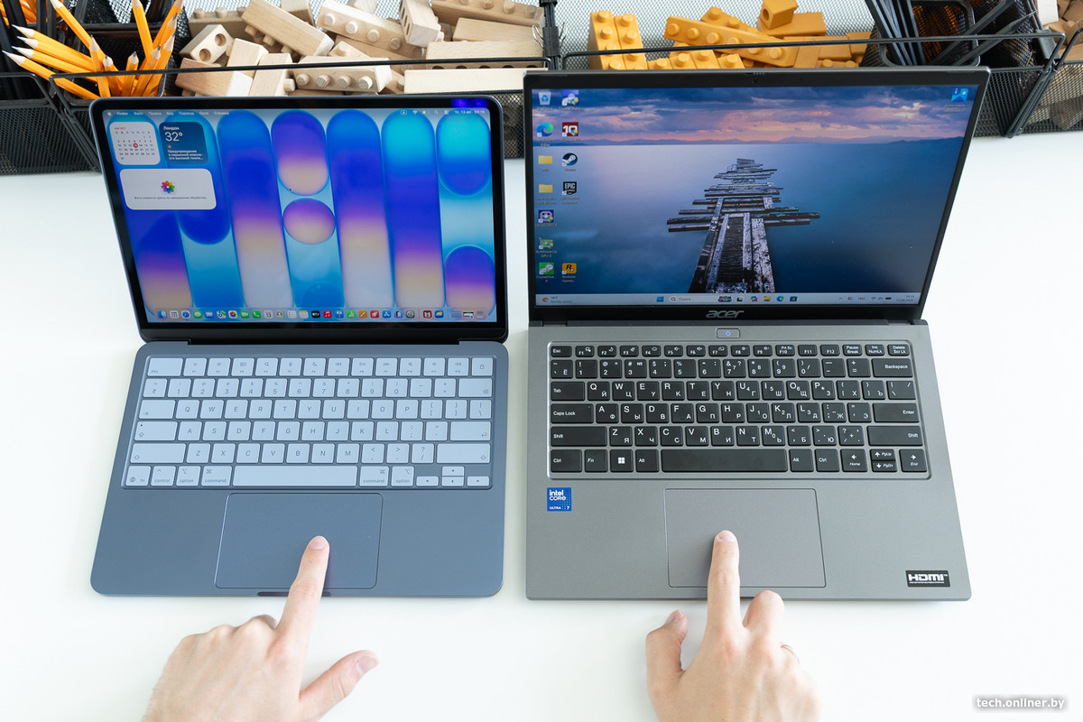 Сравнение MacBook Neo и Acer Aspire Go 14