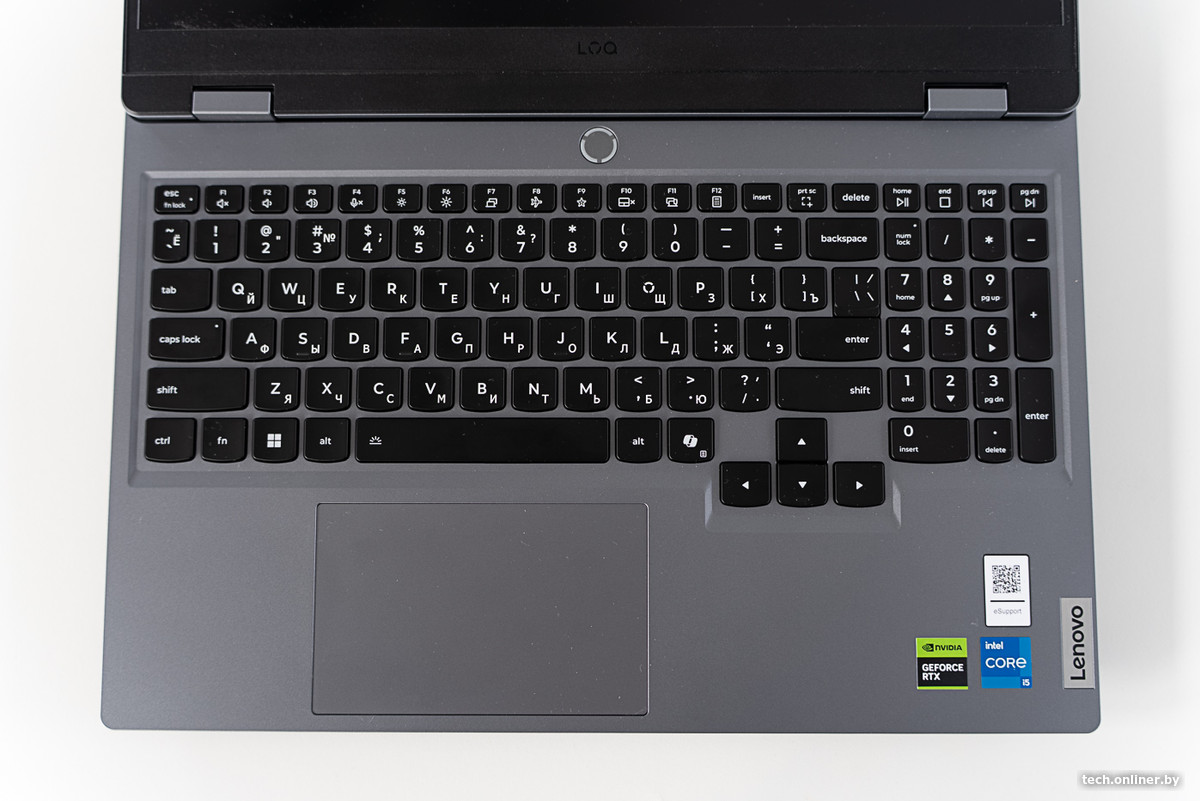 Внешний вид Lenovo LOQ 15IRX10