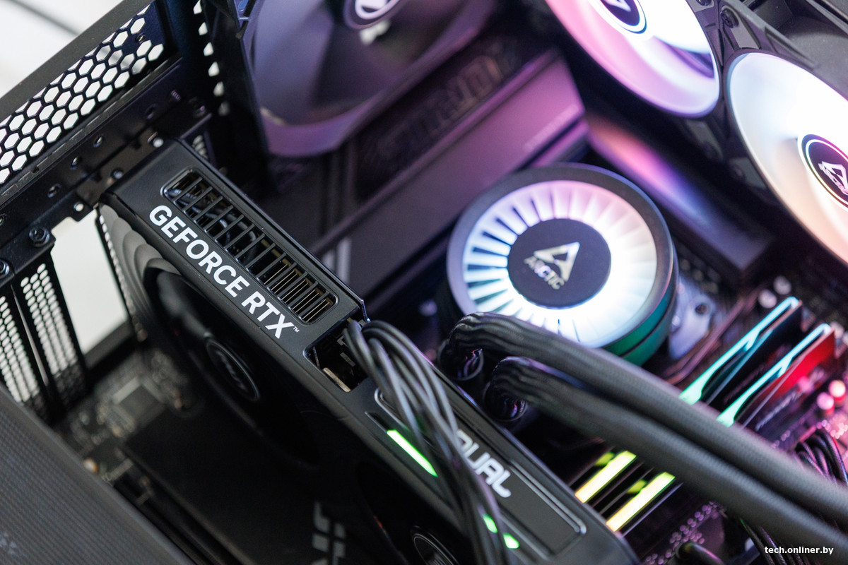 Palit Dual RTX 4060 Ti 8GB в сборке