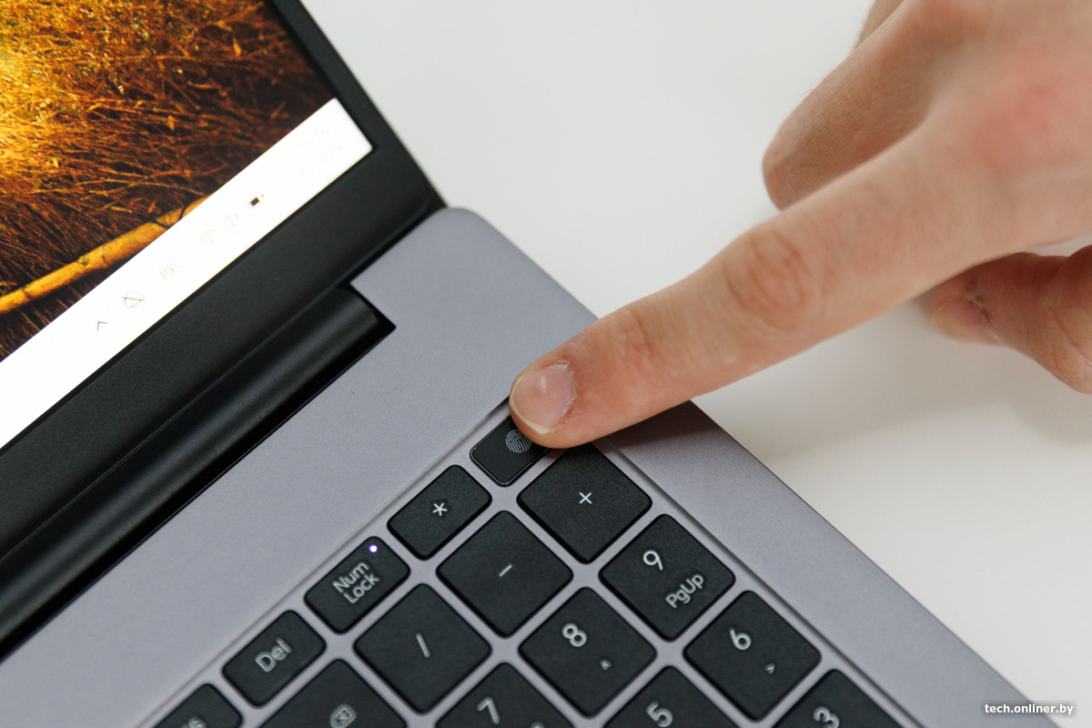 Сканер отпечатка пальца HONOR MagicBook X16 2024