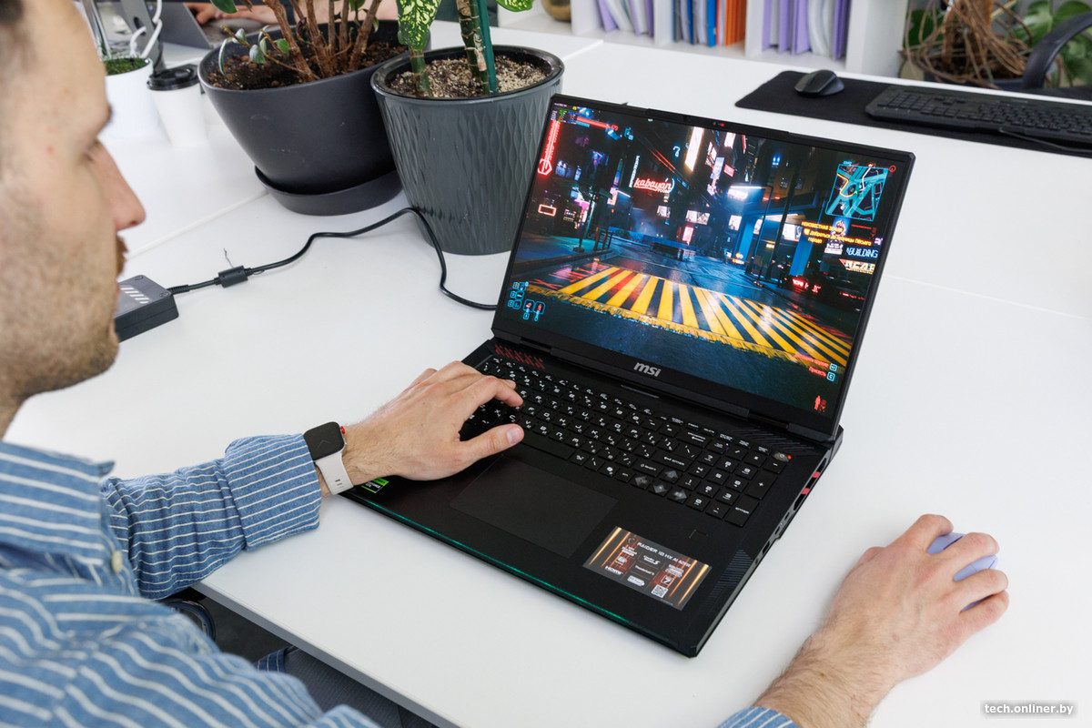MSI Vector 16 HX AI в играх