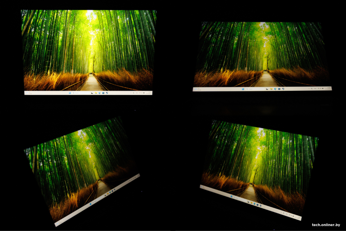 Углы обзора HONOR MagicBook X16 2024