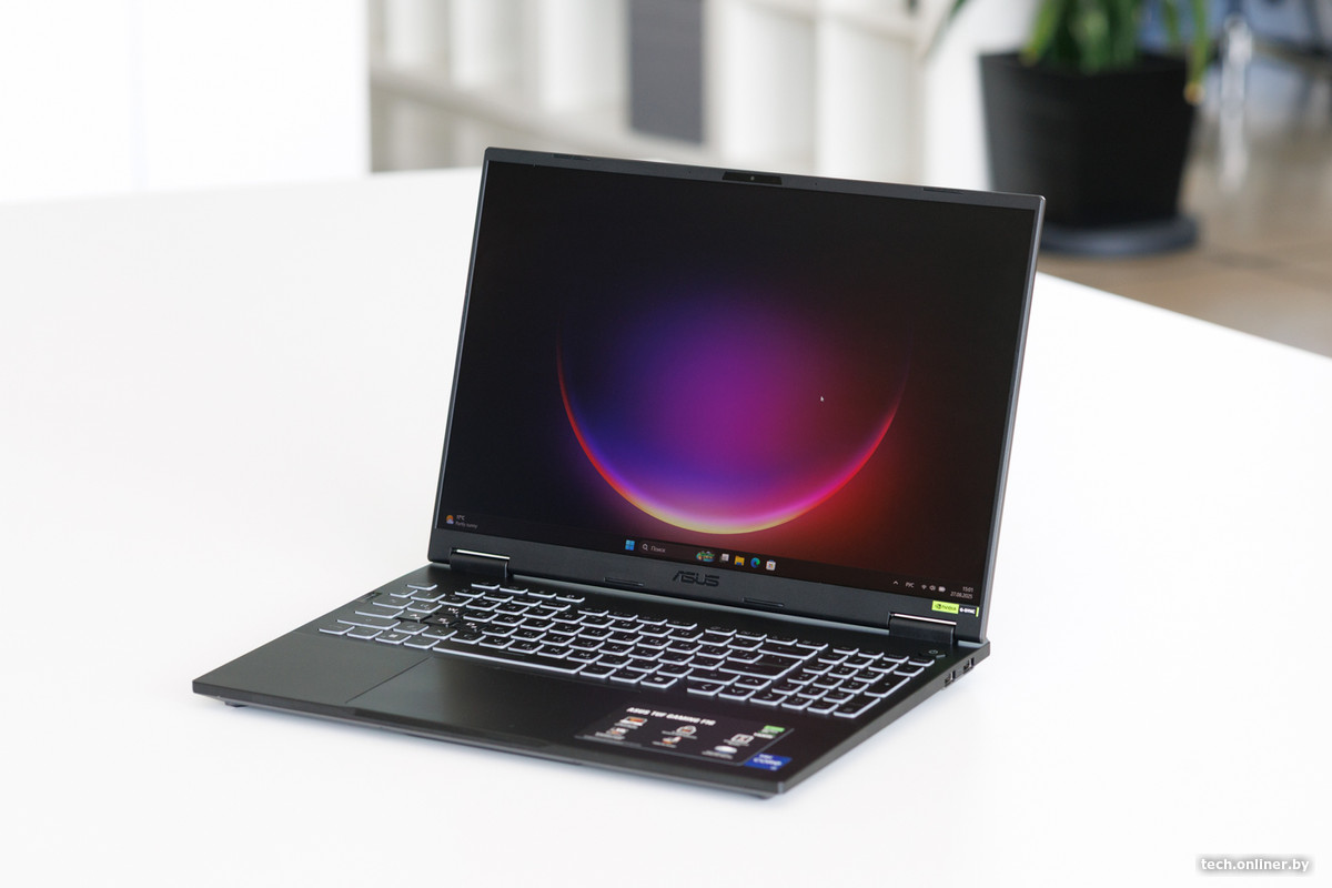 Внешний вид ASUS TUF Gaming F16 (2025)