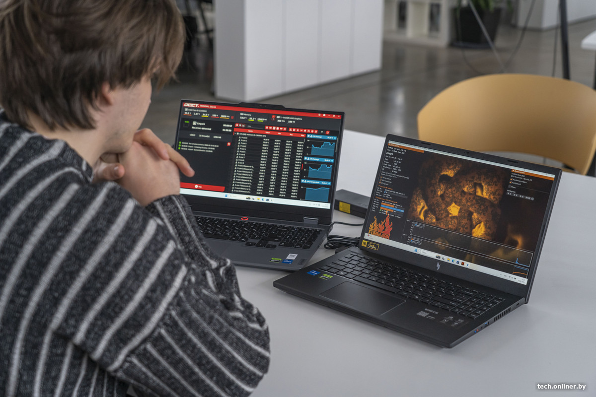 Внешний вид Acer Nitro V 15 и Lenovo LOQ 15IRX10