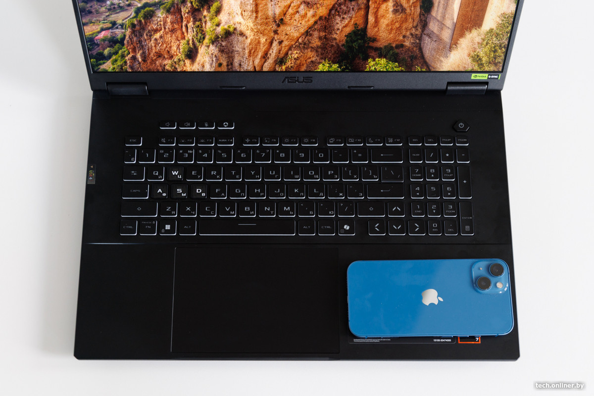 Тачпад ASUS TUF Gaming A18 2025