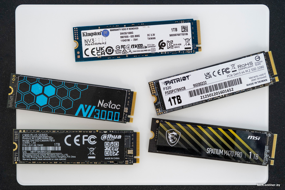 Обзор NVMe SSD 