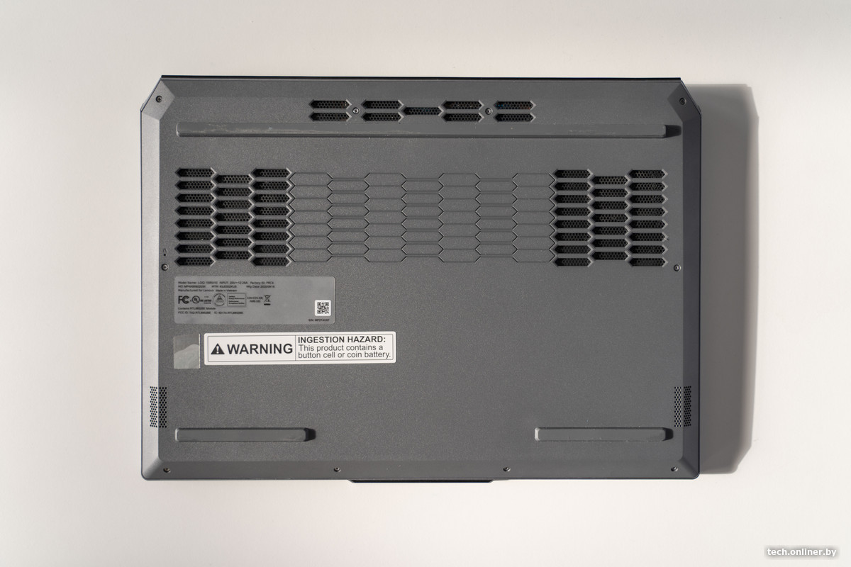 Разбор ноутбука Lenovo LOQ 15IRX10