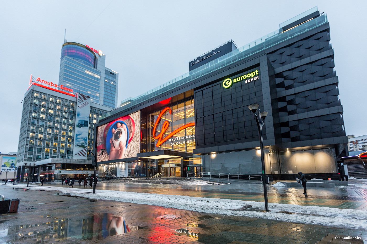 Торговый центр Galleria Minsk в преддверии открытия