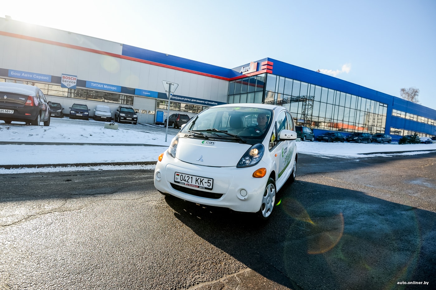 В продаже — первый ввезенный в страну электрокар Mitsubishi i-MiEV