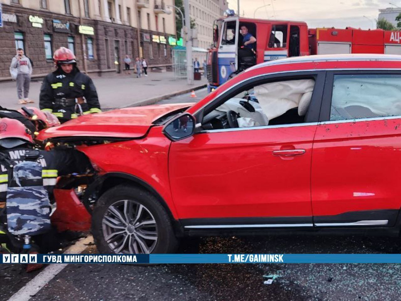 Серьезная авария по пути в «Минск-Мир». Оба водителя в больнице