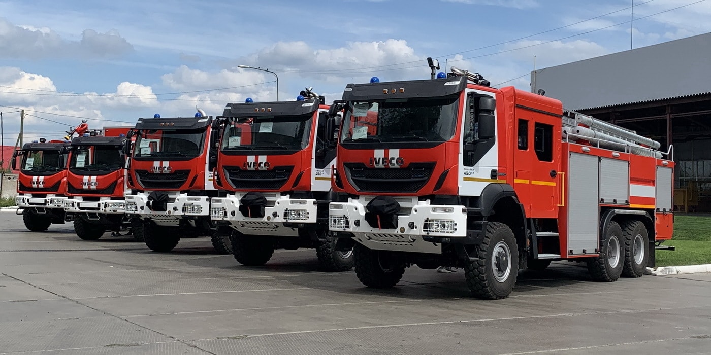 Пожарные Iveco на охране самой северной в мире плавучей АЭС