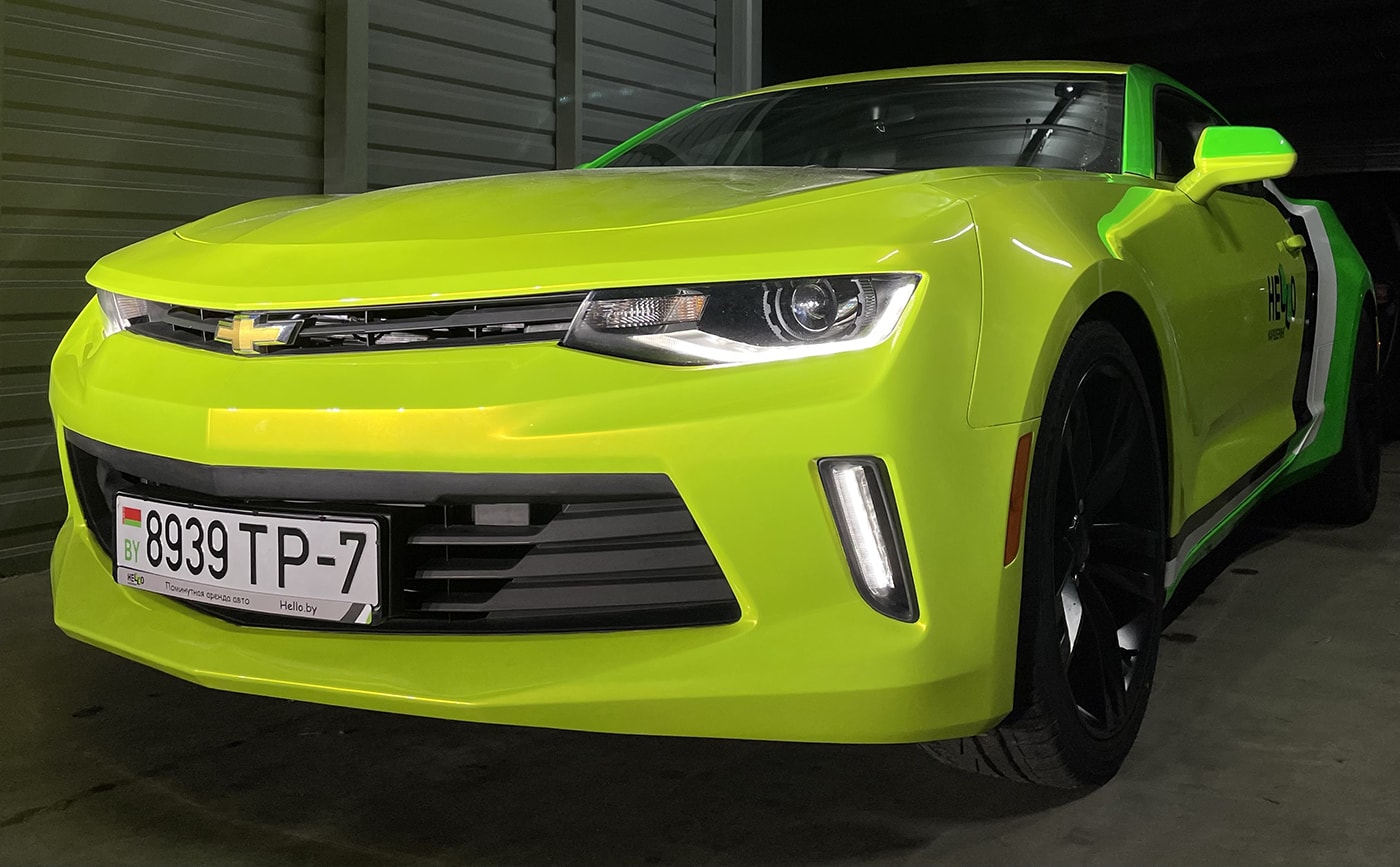 В минском каршеринге появился Chevrolet Camaro. Почем?