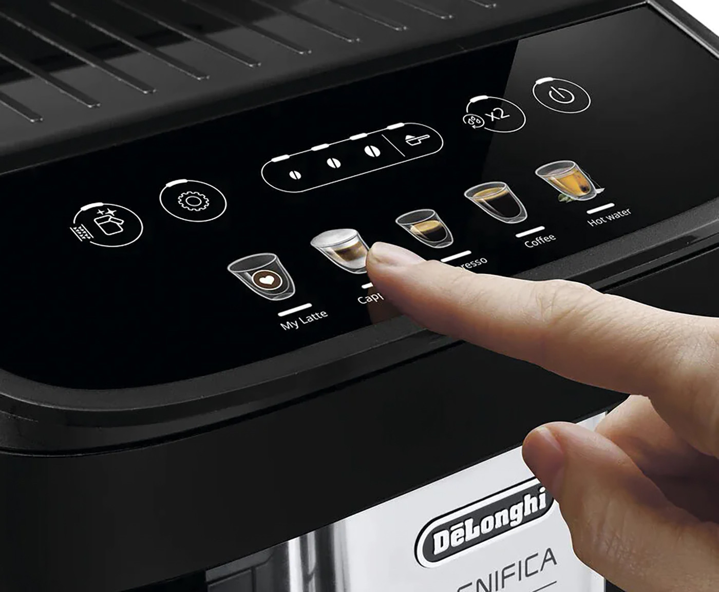 Сенсорное управление кофеварки